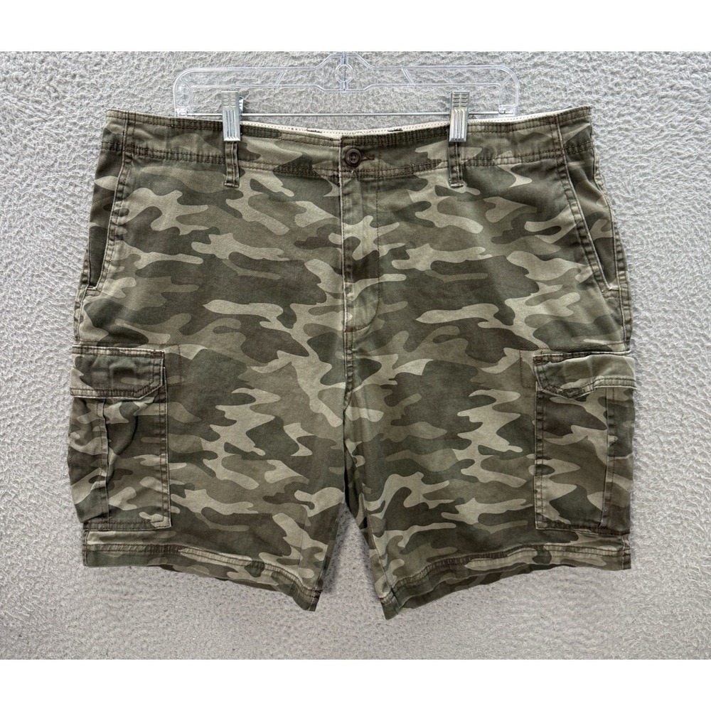 George Shorts Mens 38 Camouflage Cargo Woodland Camo Outdoors Workwear Grunge